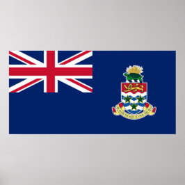 Poster Bandeira das Ilhas Cayman