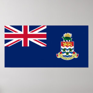 Poster Bandeira das Ilhas Cayman