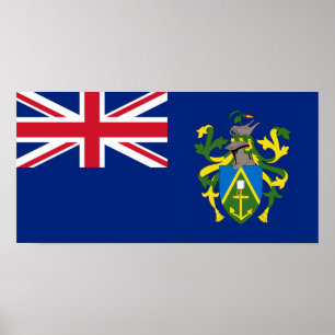 Pôster Bandeira das Ilhas Pitcairn