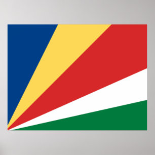Poster Bandeira das Seicheles