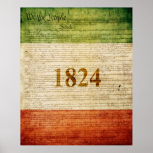 Poster Bandeira de Alamo