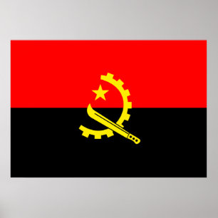 Pôster Bandeira de Angola