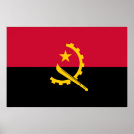 Poster Bandeira de Angola