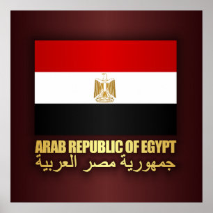 Pôster Bandeira de Arab Republic of Egypt