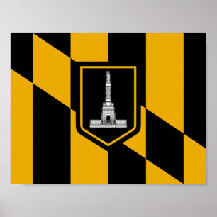 Pôster Bandeira de Baltimore