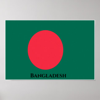Poster Bandeira de Bangladesh