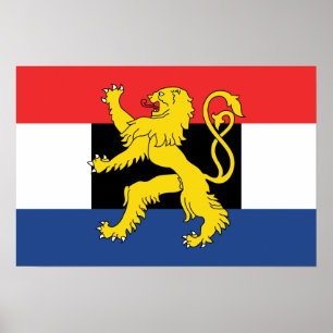 Pôster Bandeira de Benelux