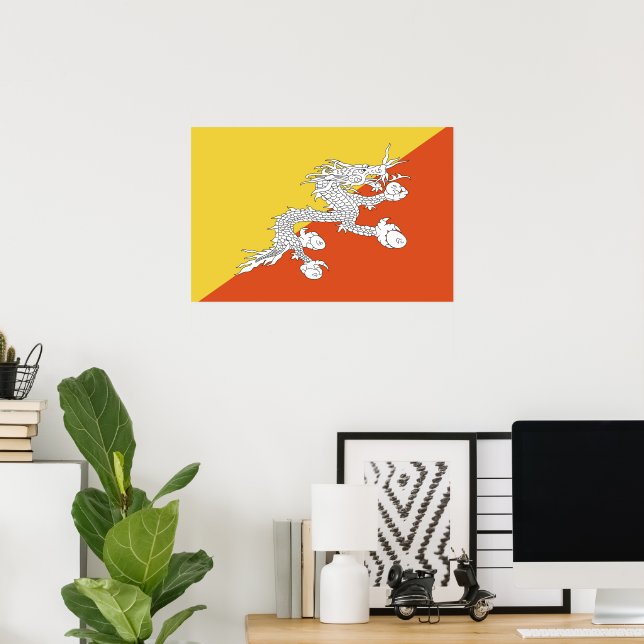 Poster Bandeira de butano (Escritório em casa)
