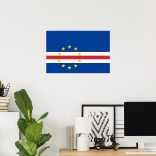 Poster Bandeira de Cabo Verde