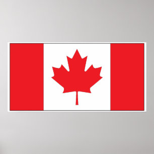 Pôster Bandeira de Canadá