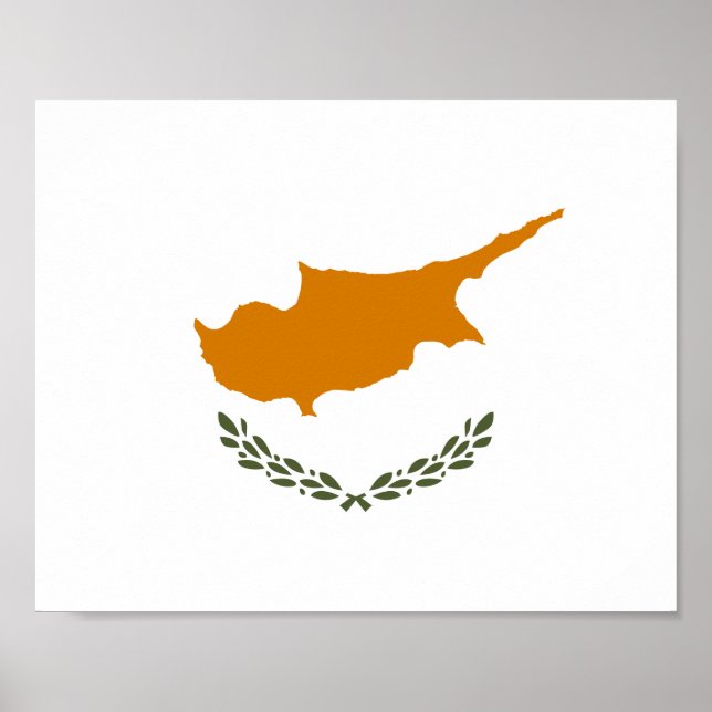 Poster Bandeira de Chipre (cipriota grego) (Frente)