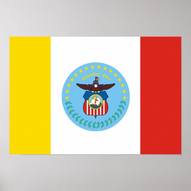 Pôster Bandeira de Columbus, Ohio (Frente)