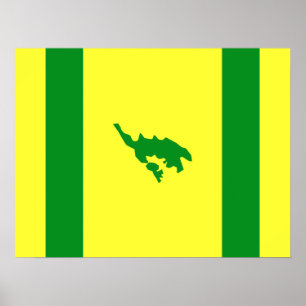 Poster Bandeira de Culebra, Porto Rico