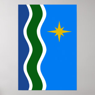 Poster Bandeira de Duluth, MN