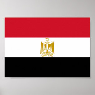 Pôster Bandeira de Egipto