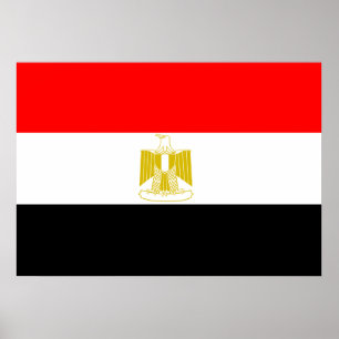 Pôster Bandeira de Egipto