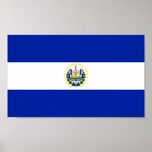 Pôster Bandeira de El Salvador