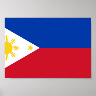 Pôster Bandeira de Filipinas