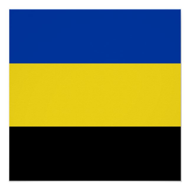 Pôster Bandeira de Gelderland (Frente)