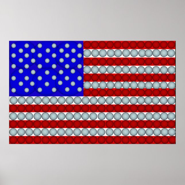 Poster Bandeira de Golf (Frente)