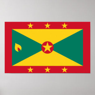 Poster Bandeira de Granada