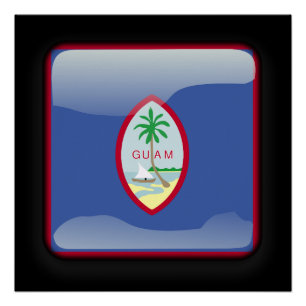 Pôster Bandeira de Guam