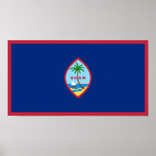 Poster Bandeira de Guam
