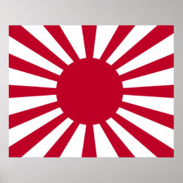 Poster Bandeira de Guerra Imperial do Japão