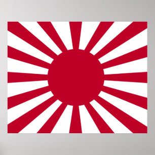 Poster Bandeira de Guerra Imperial do Japão