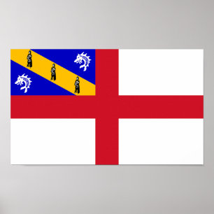 Poster Bandeira de Herm