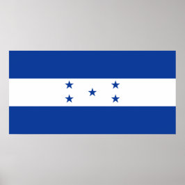 Poster Bandeira de Honduras