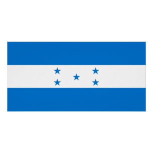 Pôster Bandeira de Honduras