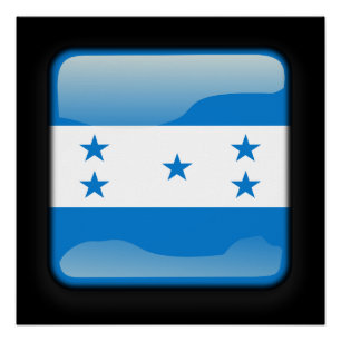 Pôster Bandeira de Honduras