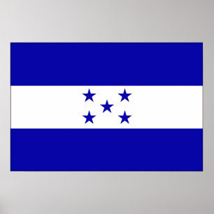 Pôster Bandeira de Honduras