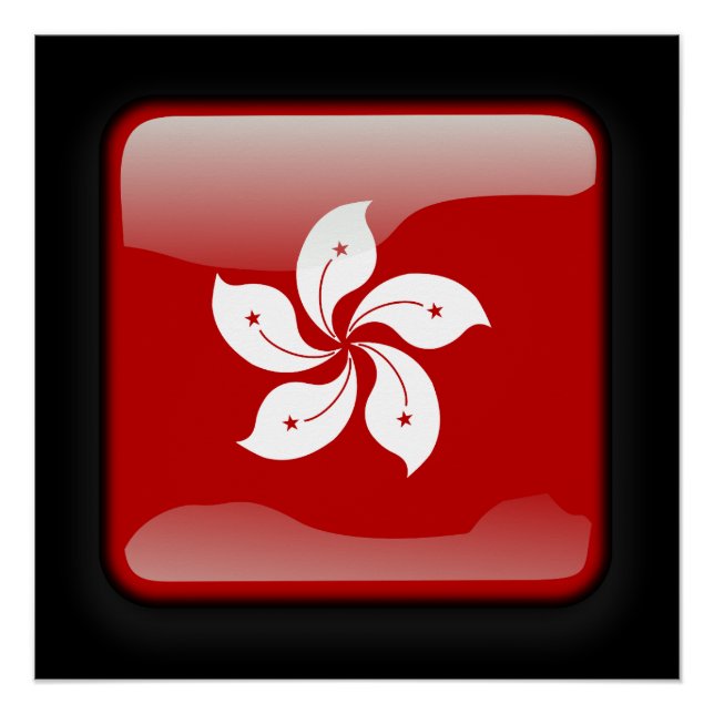 Pôster Bandeira de Hong Kong (Frente)
