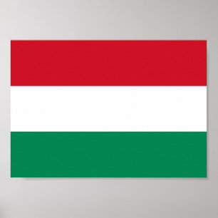 Pôster Bandeira de Hungria
