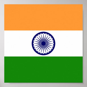 Pôster Bandeira de India Poster11x11