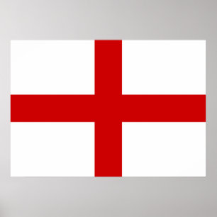Pôster Bandeira de Inglaterra
