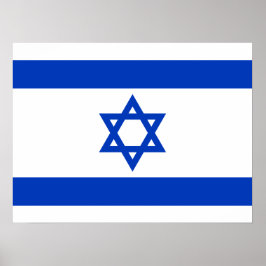 Poster bandeira de Israel