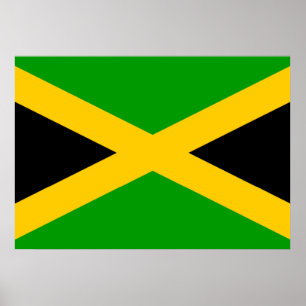 Poster Bandeira de Jamaica