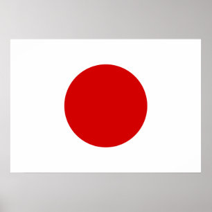 Pôster Bandeira de Japão