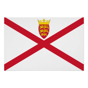 Pôster Bandeira de Jersey