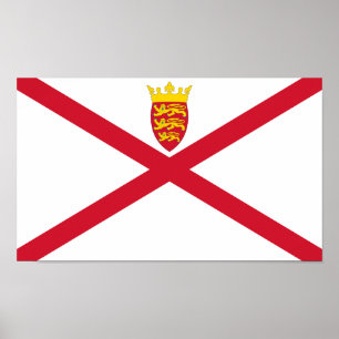 Poster Bandeira de Jersey
