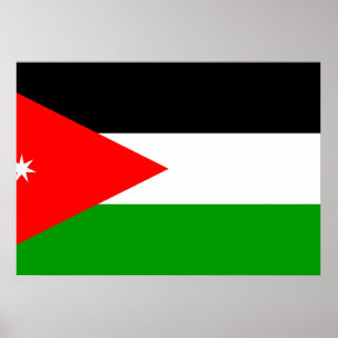 Pôster Bandeira de Jordão