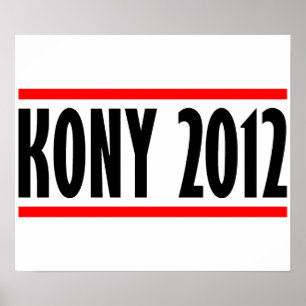 Pôster Bandeira de Joseph Kony da parada de Kony 2012
