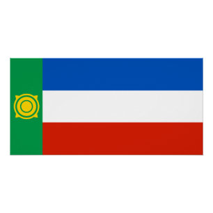 Pôster Bandeira de Khakassia
