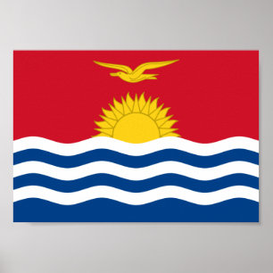 Poster Bandeira de Kiribati