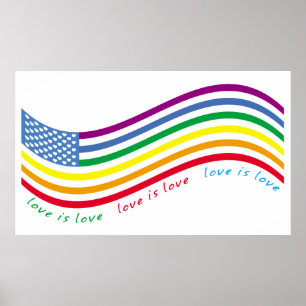 Poster Bandeira de LGBT