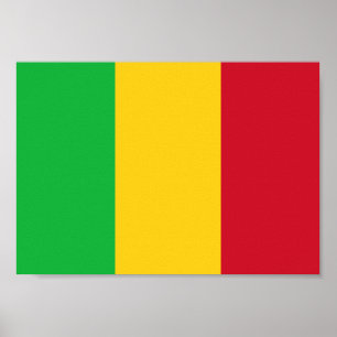 Poster Bandeira de Mali