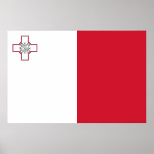 Poster Bandeira de Malta